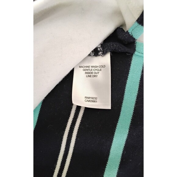 Alfred Dunner Striped Sweater Short Sleeve With Rhinestones Size Large - Picture 6 of 8